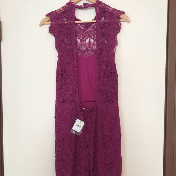 NWT Free People Bodycon daydream lace slip dress - Picture 3 of 8